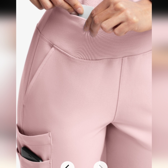 Movement by Butter Soft Masha scrub pants high rise, size M,L,straight, stretch. - Picture 8 of 17